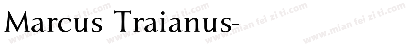 Marcus Traianus字体转换